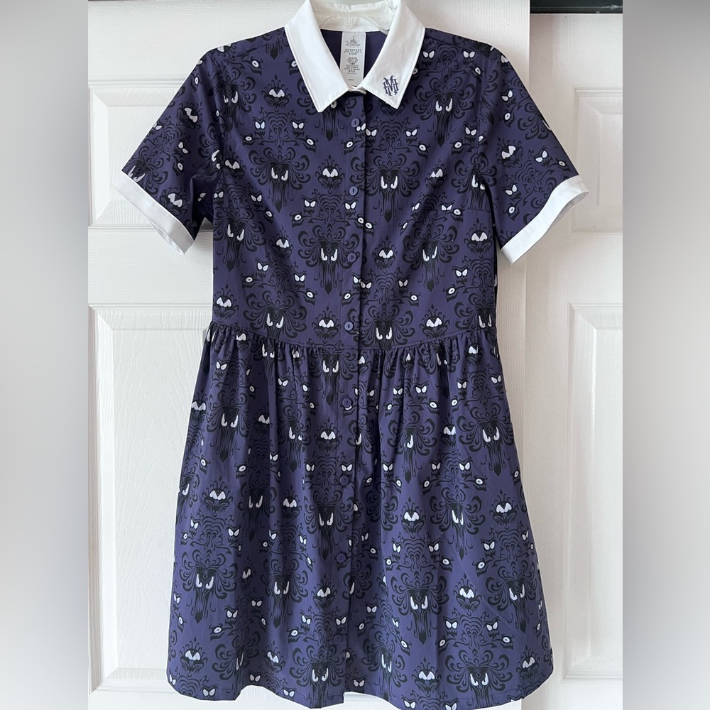Disney The Haunted Mansion Glow In The Dark Wallpaper Dress Size Medium